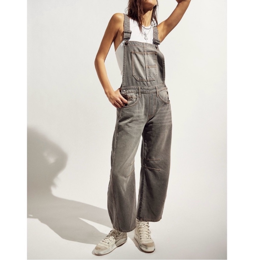 We the free good luck barrel overalls